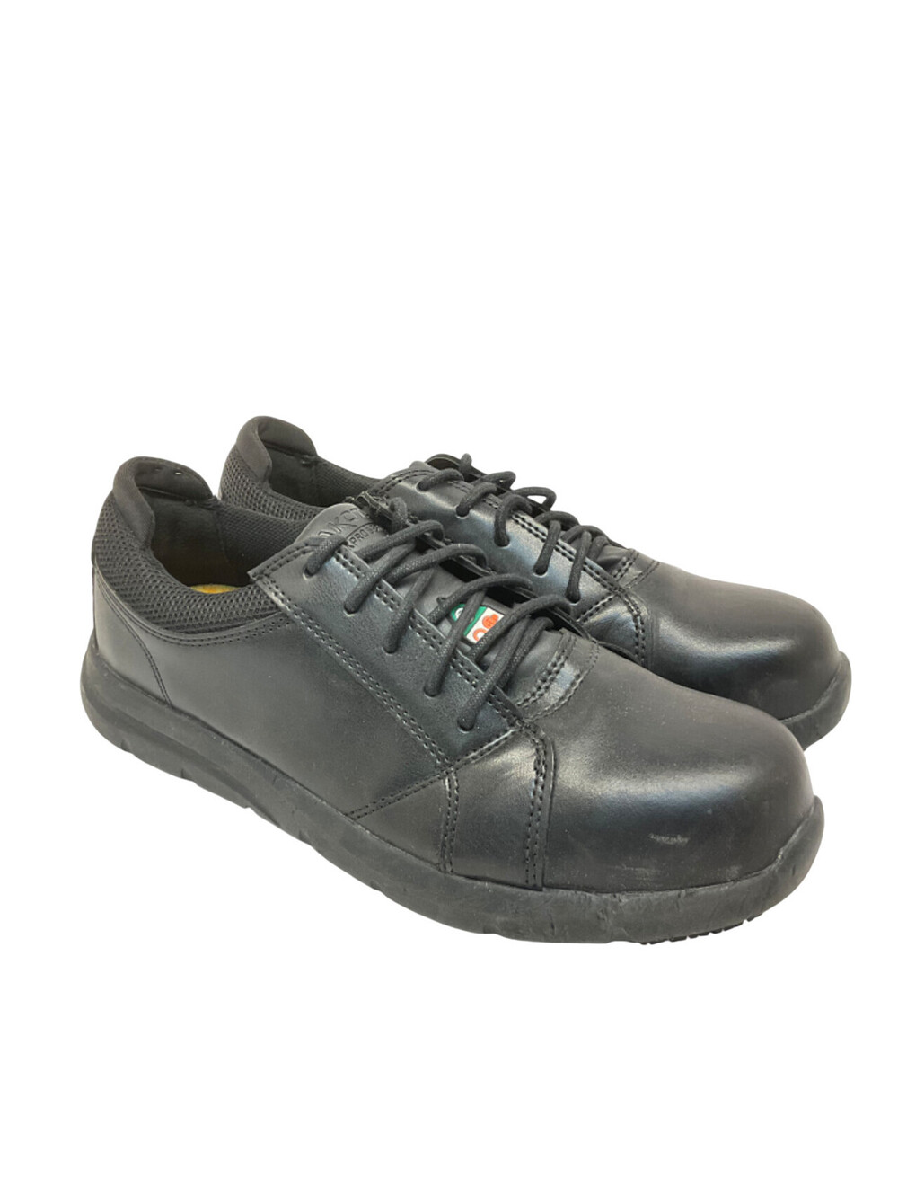 Dakota Men's Lace-Up Steel Toe Sport Oxford Shoes 3105 Black Leather Size 10M